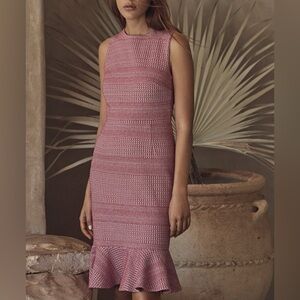 Banana Republic Jacquard-Knit Cross-Back Sheath Dress